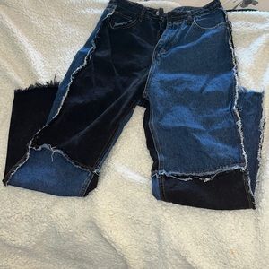 Super cute shein patch jeans